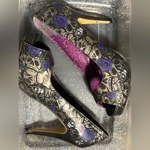 Iron Fist Platform Skull Heels